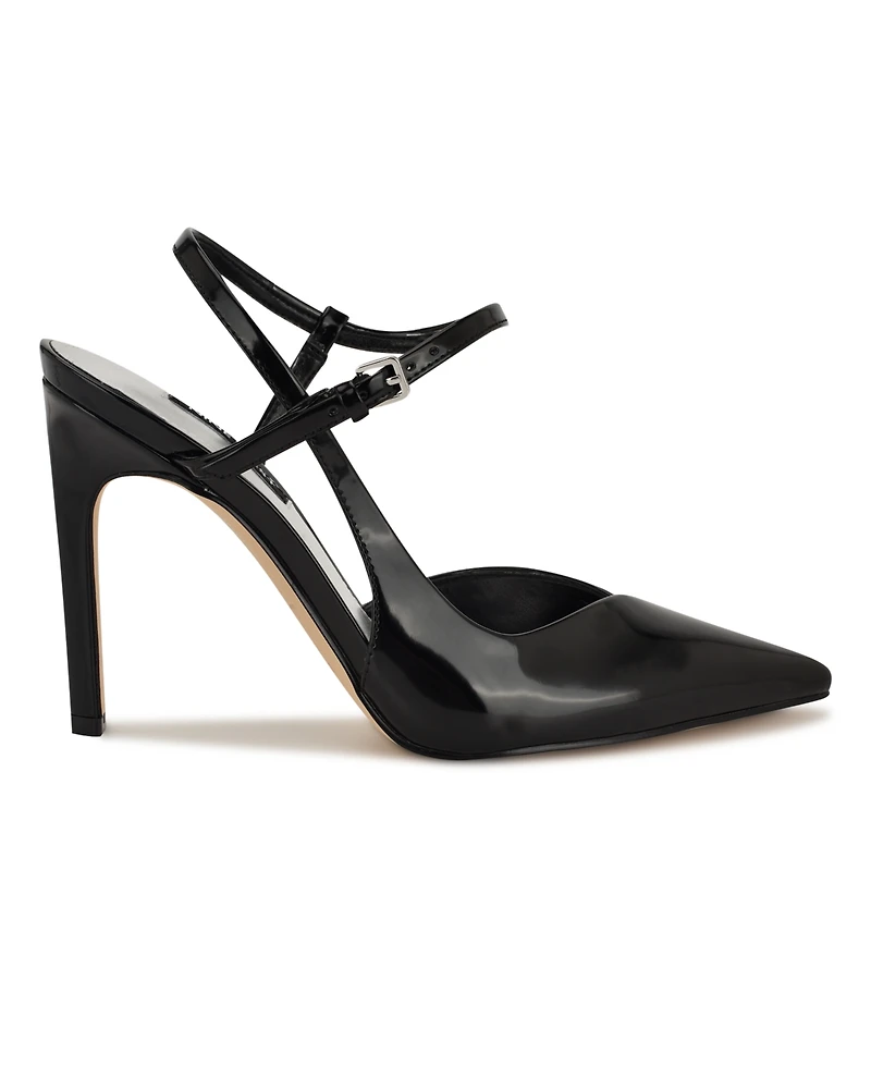 Nine West Women's Franka Ankle Strap Stiletto Pumps