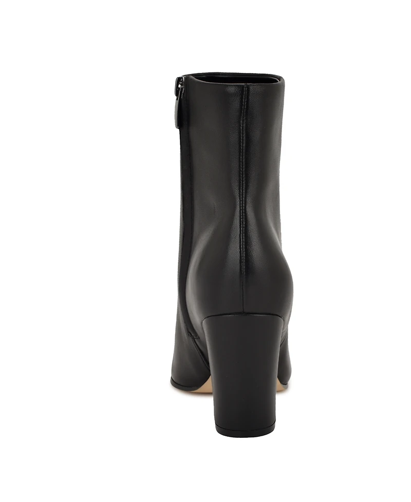 Nine West Women's Ariza Tapered Block Heel Booties