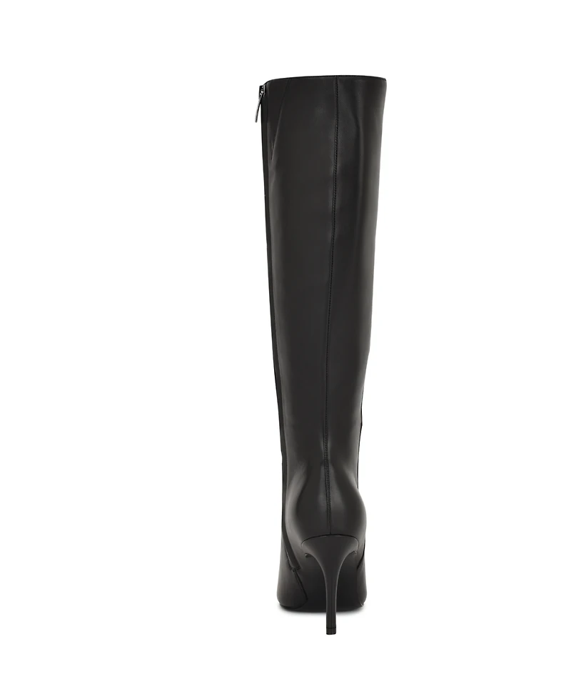 Nine West Women's Gerty Tall Pointy Toe Stiletto Boots