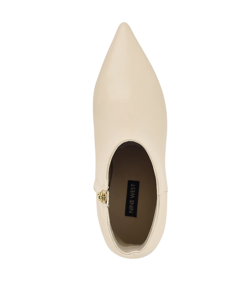 Nine West Women's Hamesa Pointy Toe Kitten Heel Booties