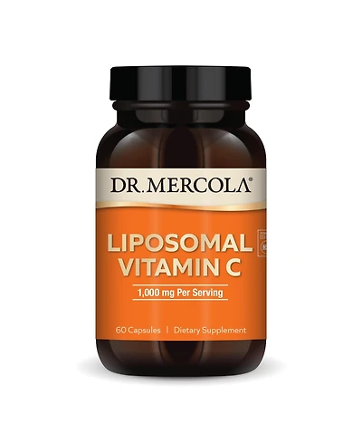 Dr. Mercola Liposomal Vitamin C 1,000 mg per Serving, 30 Servings, Supports Immune Health