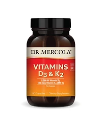 Dr. Mercola Vitamins D3 & K2, 90 Servings, Supports Immune Health