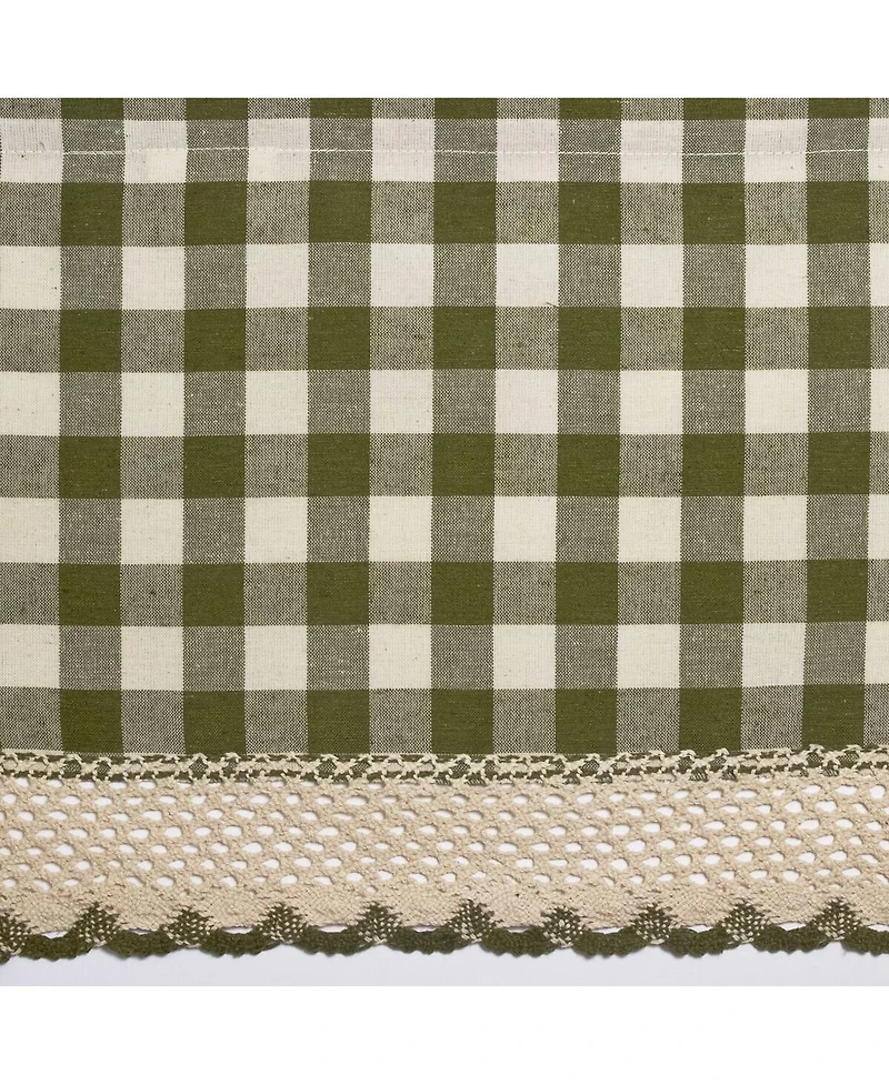 GoodGram Buffalo Check Gingham Custom Window Curtain Treatments