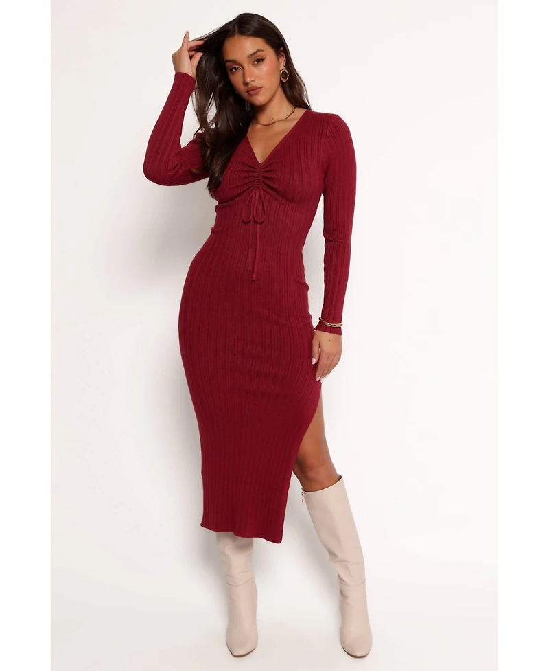Petal and Pup Women's Irene Long Sleeve Midi Dress