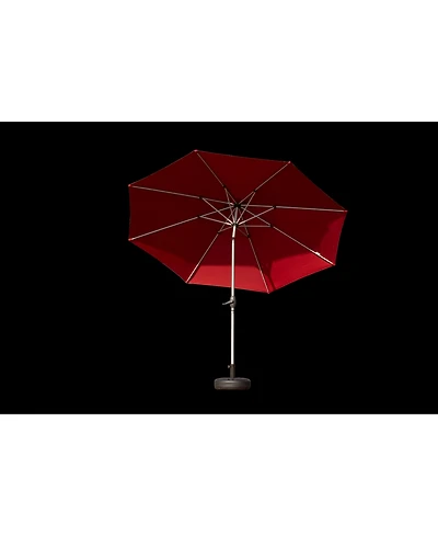 Flynama Outdoor 9FT Patio Table Waterproof Umbrella, Outdoor Table Umbrella with Push Button Tilt and Crank