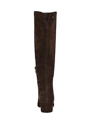 Nine West Women's Morgin Tall Pointy Toe Block Heel Boots