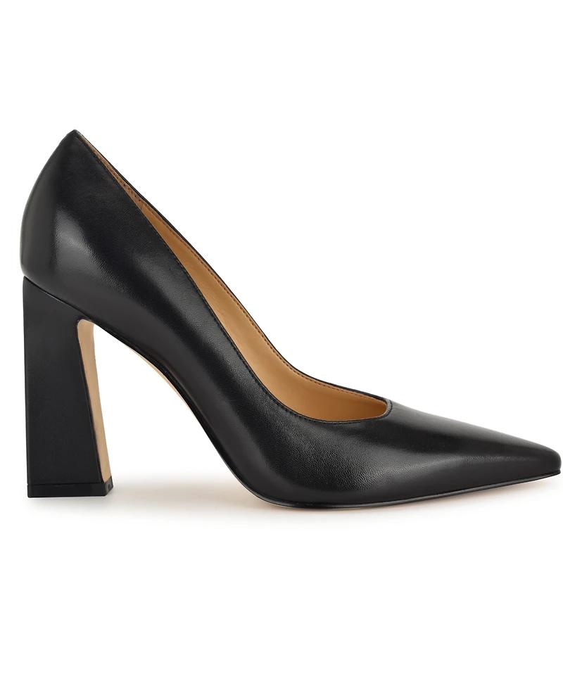 Nine West Women's Tamant Tapered Block Heel Pumps