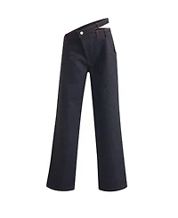 Jendue Davidson Asymmetric Belt Pants
