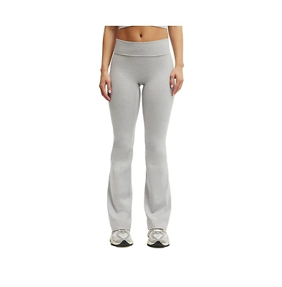 Cotton On Women's Active Ultra Soft Roll Over Flare
