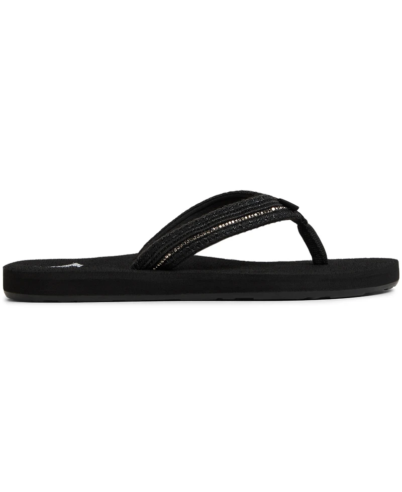 Roxy women's Porto Bling Round Toe Flat Sandals
