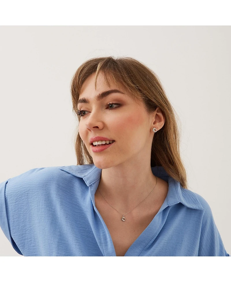 Spero London Dripping Molten Natural Textured Sterling Silver Authentic Pendant Necklace