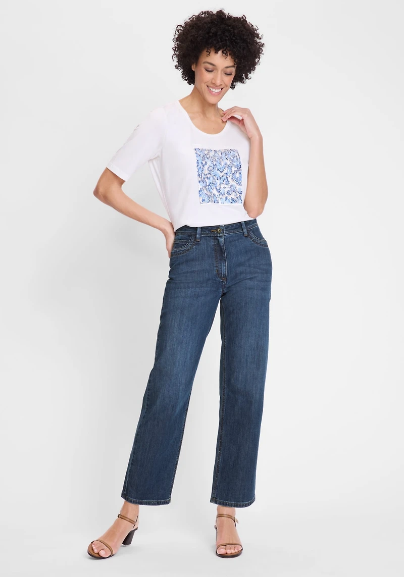 Olsen Anna Fit Cropped Jean