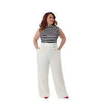 Smak Parlour Plus Wide Leg Sailor Pants