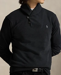 Polo Ralph Lauren Men's Luxury Jersey Shawl-Collar Pullover