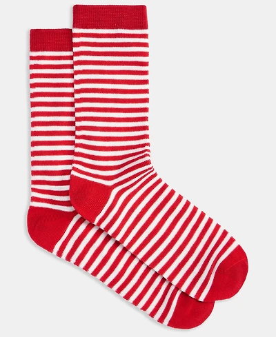 Holiday Lane Women's Crew Socks, Created for Macy's