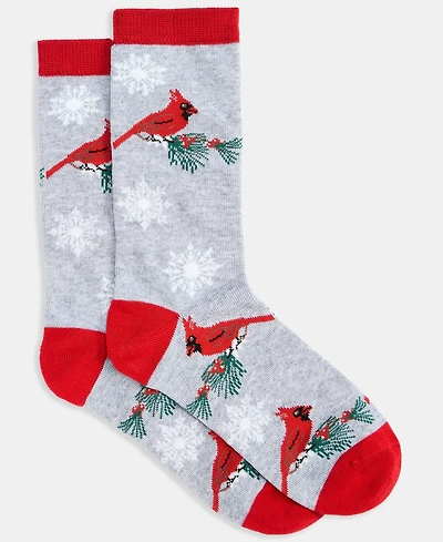Holiday Lane Women's Crew Socks, Created for Macy's