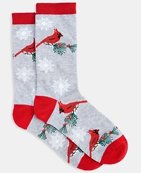 Holiday Lane Women's Crew Socks, Created for Macy's