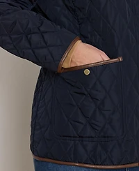 Lauren Ralph Lauren Women's Plus Size Quilted Coat, Exclusively for Macys