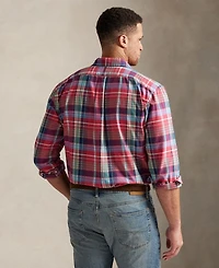 Polo Ralph Lauren Men's Big & Tall Plaid Oxford Shirt