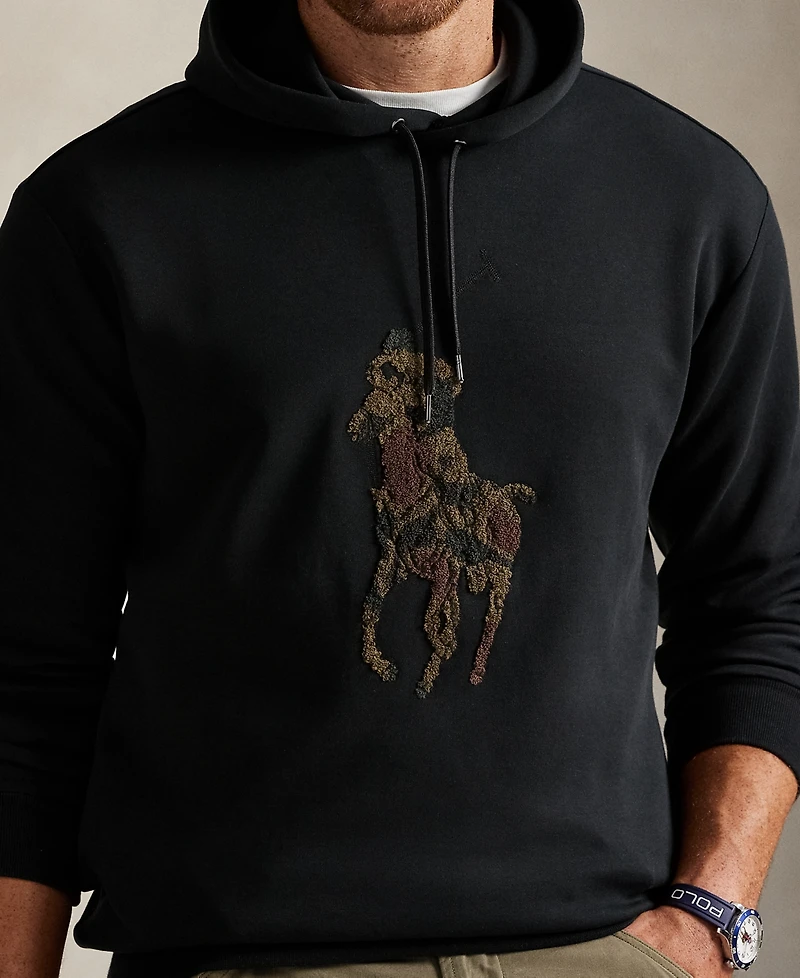 Polo Ralph Lauren Men's Big & Tall Camo Pony Double-Knit Hoodie
