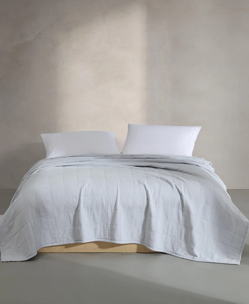 Calvin Klein Cotton Gauze Solid 3-Pc. Quilt Set