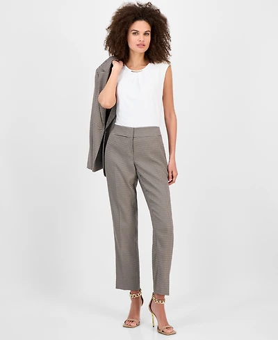 Kasper Women's Stretch Crepe Slim Leg Pant