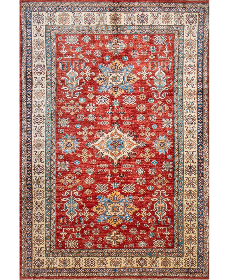 Bashian One of a Kind Fine Kazak 640371 6'8''x9'7'' Area Rug