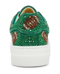 Betsey Johnson Women's Sidny Platform Lace-Up Sneakers