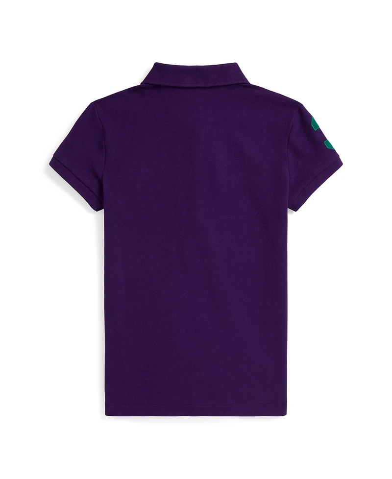 Polo Ralph Lauren Girls 7-16 Big Pony Stretch Mesh Polo Shirt