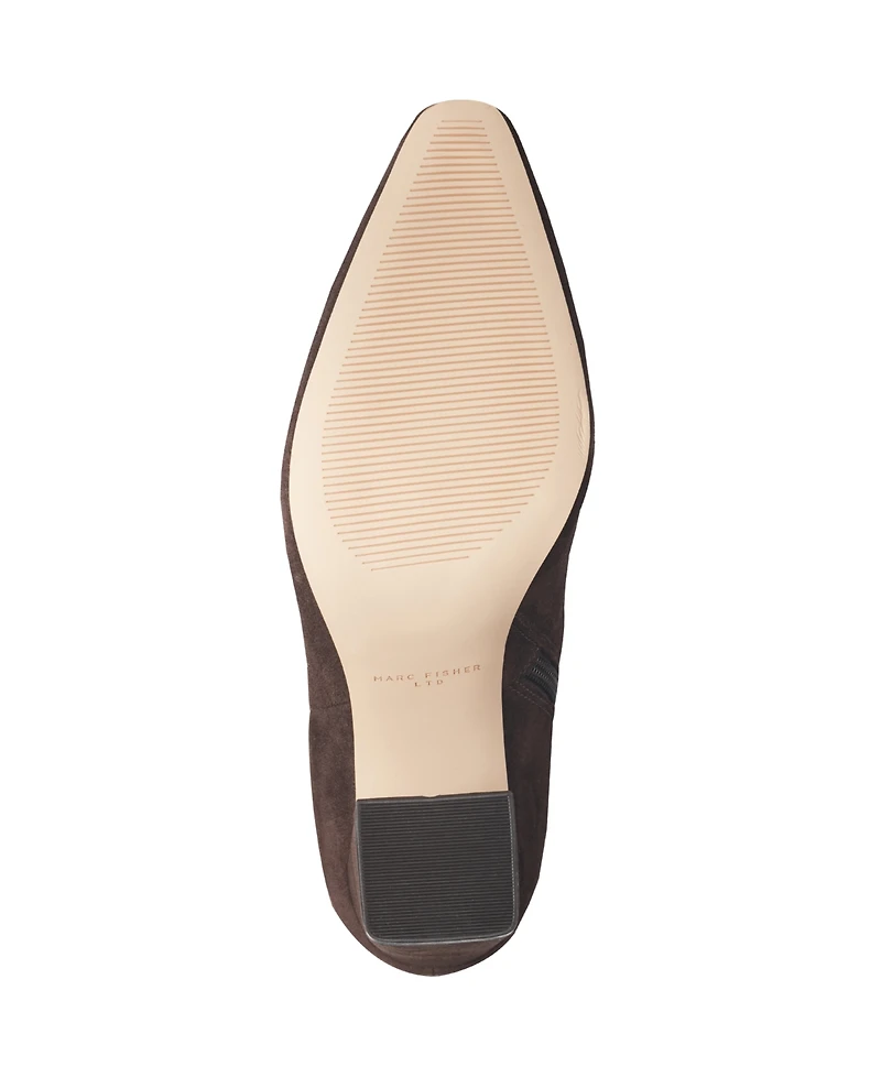 Marc Fisher Ltd Women's Yarli High Shaft Block Heel Boots