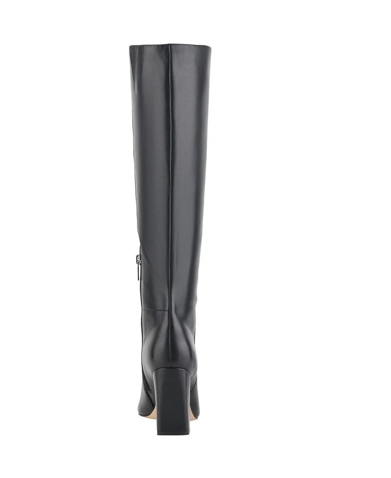 Marc Fisher Ltd Women's Yarli High Shaft Block Heel Boots