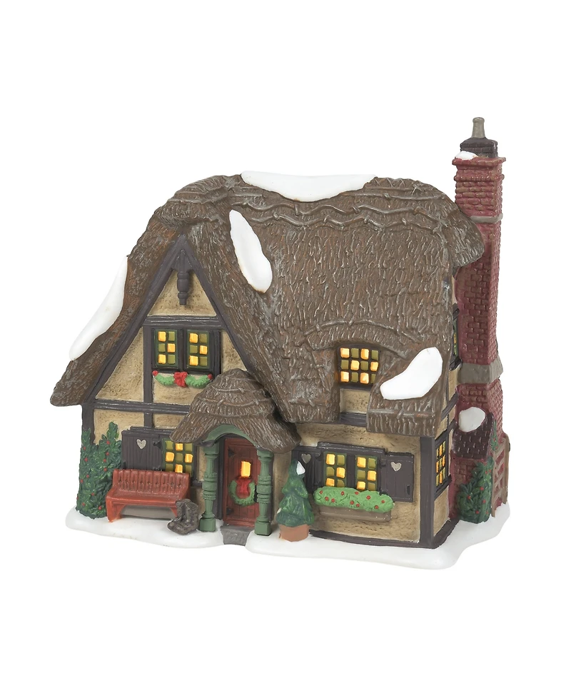 Department 56 Dickens' Village Master Thatcher's Cottage Dickens Village