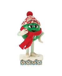 Jim Shore M and M'S Green Character with Scarf