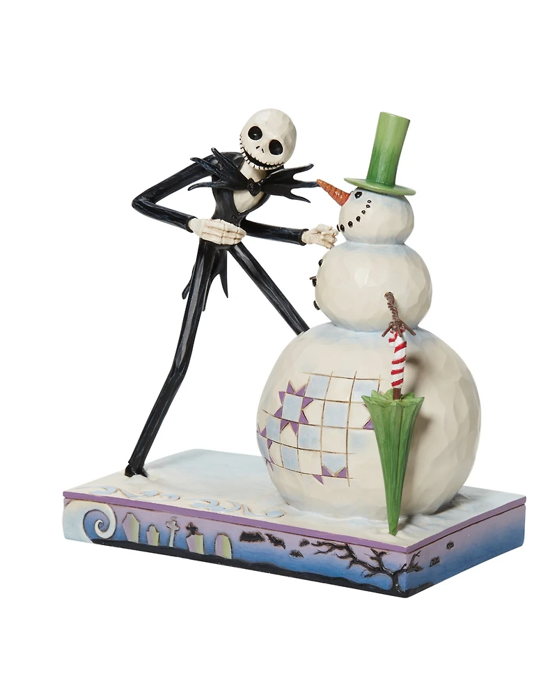 Jim Shore Disney Traditions Jack with Snowman