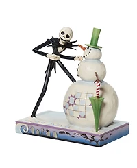 Jim Shore Disney Traditions Jack with Snowman