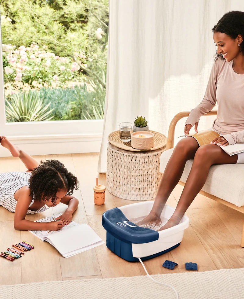 HoMedics Bubble Bliss Deluxe Foot Bath with Heat