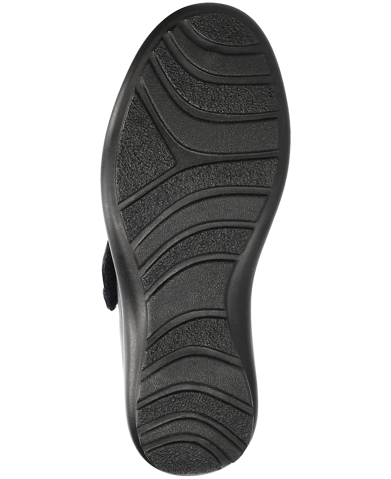 Easy Street Women's Joy Comfort Hook and Loop Flats