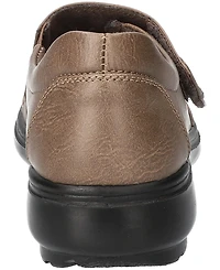 Easy Street Women's Joy Comfort Hook and Loop Flats