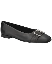Easy Street Women's Keely Square Toe Ballet Flats