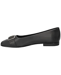Easy Street Women's Keely Square Toe Ballet Flats