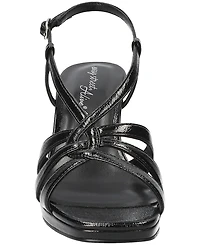 Easy Street Women's Valorie Square Toe Platform Sandals