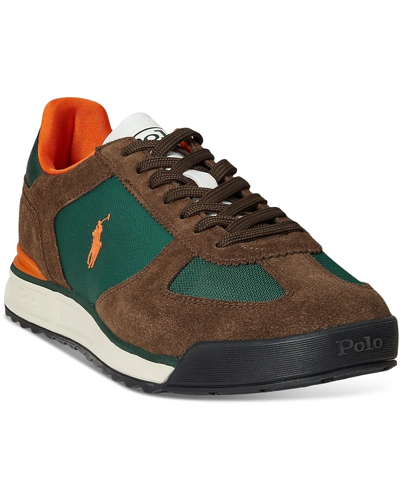 Polo Ralph Lauren Men's Suede & Nylon Varick Sneakers