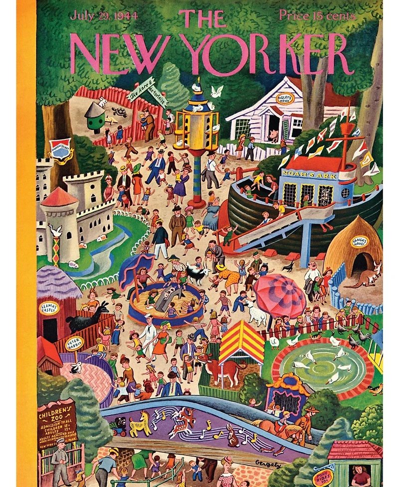 New York Puzzle Company Day at the Zoo 1000 Piece Puzzle