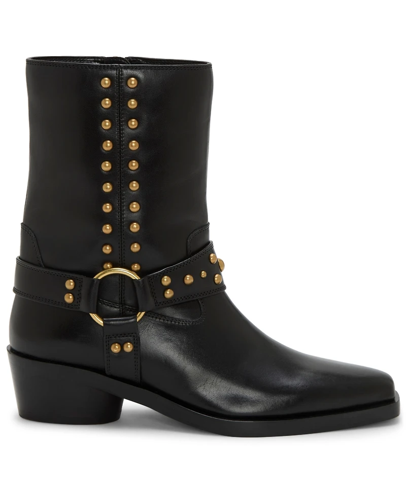 Vince Camuto Women's Roista Studded Western Moto Booties