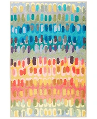 Dash and Albert Rugs by Annie Selke Paint Chip Machine Washable DA2048 2'6"x8' Runner Area Rug