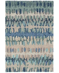 Dash and Albert Rugs by Annie Selke Paint Chip Wool DA1599 3'x5' Area Rug