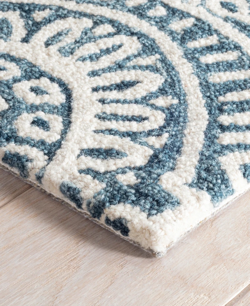 Dash and Albert Rugs by Annie Selke Temple Wool DA503 6'x9' Area Rug