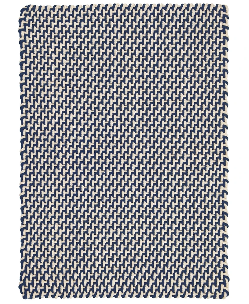 Dash and Albert Rugs by Annie Selke Two-Tone Rope Indoor/Outdoor RDB221 5'x8' Area Rug