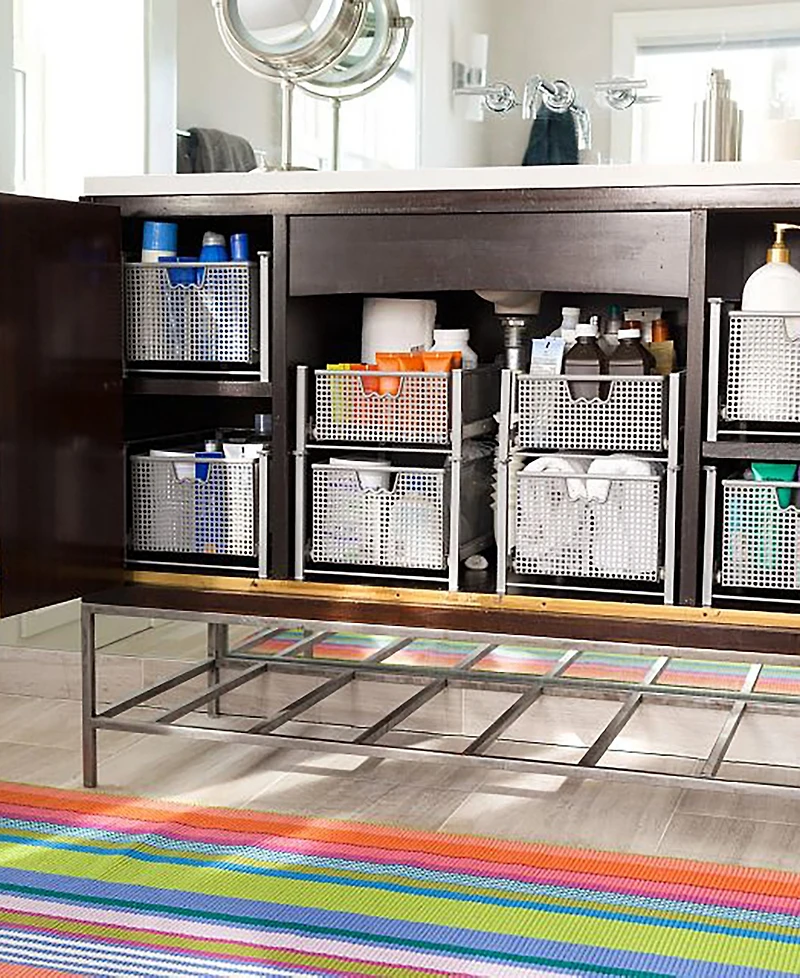 Dash and Albert Rugs by Annie Selke Mellie Stripe Cotton RDA437 2'x3' Area Rug