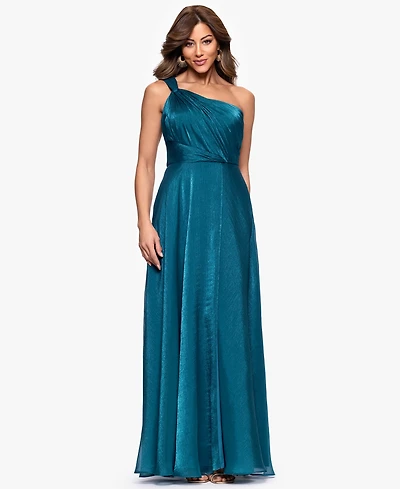 Xscape Women's One-Shoulder Organza Ball Gown